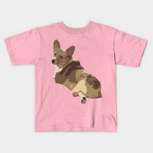 Ollie Oliver the Corgi Kids T-Shirt